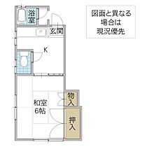 潮見アパート 203号室 ｜ 茨城県日立市相賀町（賃貸アパート1K・2階・21.66㎡） その1