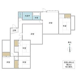 北茨城市中郷町足洗 6Kの間取り