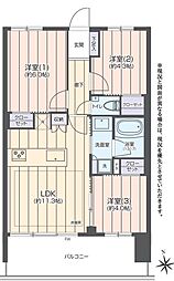 ミオカステーロ橋本 3LDKの間取図画像