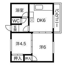 岐阜県岐阜市桜通4丁目（賃貸アパート1LDK・5階・37.01㎡） その2