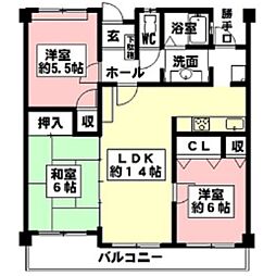 間取図画像 3LDK