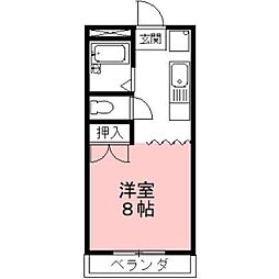間取図画像 1K