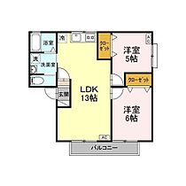 岐阜県各務原市蘇原新栄町1丁目（賃貸アパート2LDK・2階・53.81㎡） その2