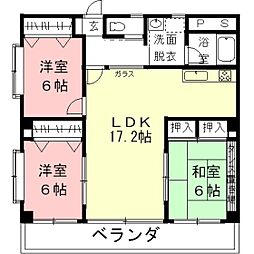 間取図画像 3LDK