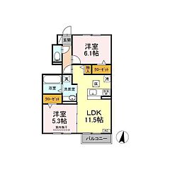 物件の間取り