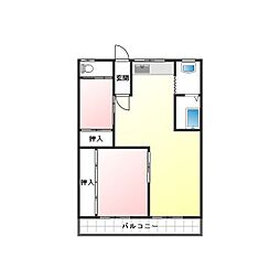 サンコーポ藤の間取図画像