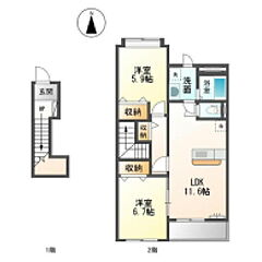 物件の間取り