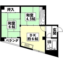 間取図画像 2DK