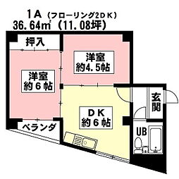 間取図画像 2DK
