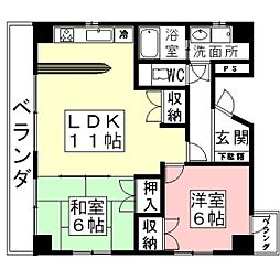 RESIDENCE30 2LDKの間取図画像