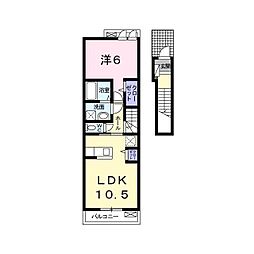 MYBASE 1LDKの間取図画像