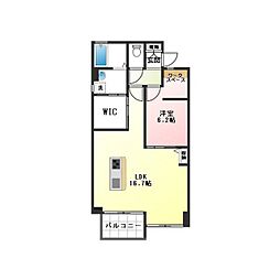 ロイヤルマンション丸善 1LDKの間取図画像