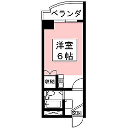 Ixyz真砂 ワンルームの間取図画像