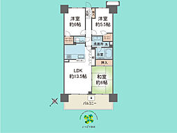 ビーサイト 1階3LDKの間取り