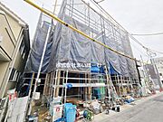 【外観】上棟しました！建築途中のご見学も可能ですので、お気軽にお問い合わせ下さい（2026年4月24日撮影）
