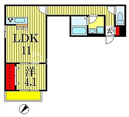 間取図画像 1LDK