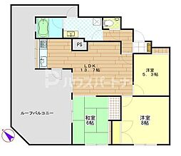 レジデンス西千葉ウエスト 3LDKの間取図画像