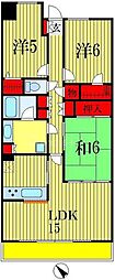 リーベスト西千葉 3LDKの間取図画像