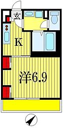リブリ・グランテージ 1Kの間取図画像