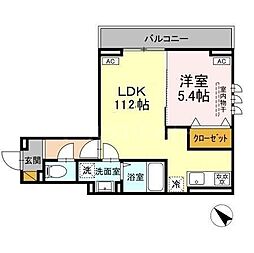 D-SOLACE新千葉3丁目 1LDKの間取図画像