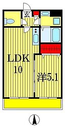 SolLago 1LDKの間取図画像