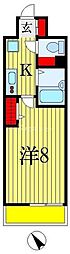 ParkAxis千葉 1Kの間取図画像