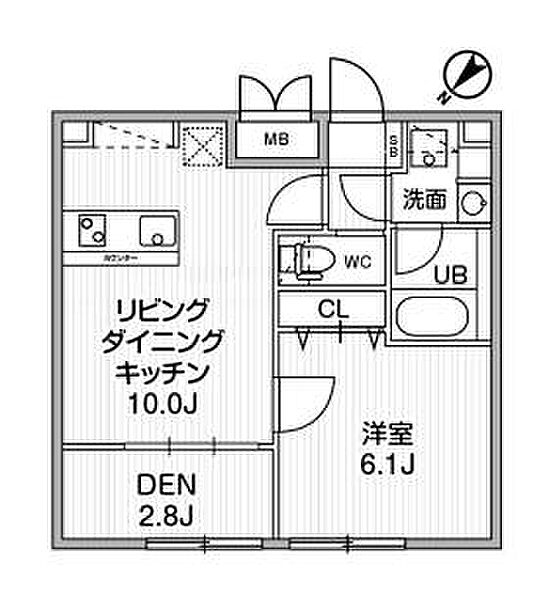 ウェルスクエアイズム下北沢ＥＡＳＴ 202｜東京都世田谷区北沢1丁目(賃貸マンション2LDK・2階・40.43㎡)の写真 その2