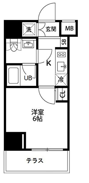 ルクレ高野台レジデンス ｜東京都練馬区高野台4丁目(賃貸マンション1K・3階・20.96㎡)の写真 その2