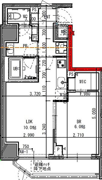 GENOVIA花月総持寺 0501｜神奈川県横浜市鶴見区生麦5丁目(賃貸マンション1LDK・5階・41.34㎡)の写真 その2