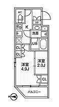 リテラス清澄白河 406 ｜ 東京都江東区白河1丁目7-6（賃貸マンション1DK・4階・25.26㎡） その2