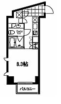 フレンシア麻布十番サウス  ｜ 東京都港区麻布十番2丁目2-5（賃貸マンション1K・3階・30.65㎡） その2