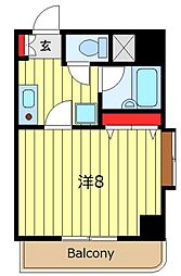 maisonS.K.M 1Kの間取図画像