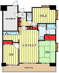 日神パレステージ田端 3LDKの間取図画像