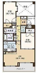 ワコーレ須磨潮見台レジデンス 2LDKの間取図画像