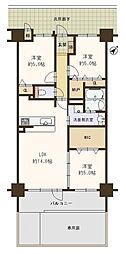 アルファスマート神戸狩口台 3LDKの間取図画像