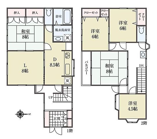間取り 江戸川区篠崎町4丁目
