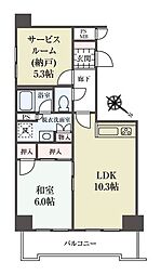 藤和新小岩コープ 1SLDKの間取図画像