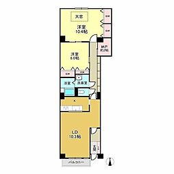 グレース目白 2SLDKの間取図画像