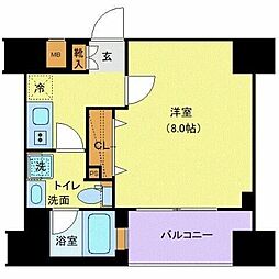 mastermindJUBAN 1Kの間取図画像