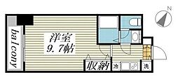 メゾン・ド・ヴィレ白金台 1Kの間取図画像