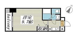 メゾン・ド・ヴィレ白金台 1Kの間取図画像