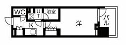 N'sパークレジデンス新宿御苑 1Kの間取図画像