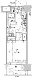 AXAS-Will四谷三丁目Sta. 1Kの間取図画像