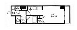 HF駒沢公園レジデンスTOWER ワンルームの間取図画像