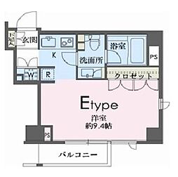ドゥーエ南麻布 ワンルームの間取図画像