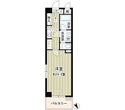 ルミエール祐天寺 1Kの間取図画像