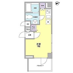 リバーレ秋葉原 ワンルームの間取図画像