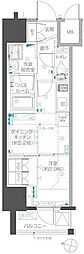 ズーム本郷 1DKの間取図画像