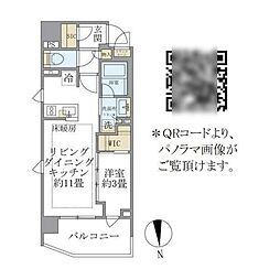 ブリリア目黒大橋 1LDKの間取図画像