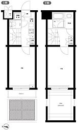 ルーブル早稲田六番館 2Kの間取図画像